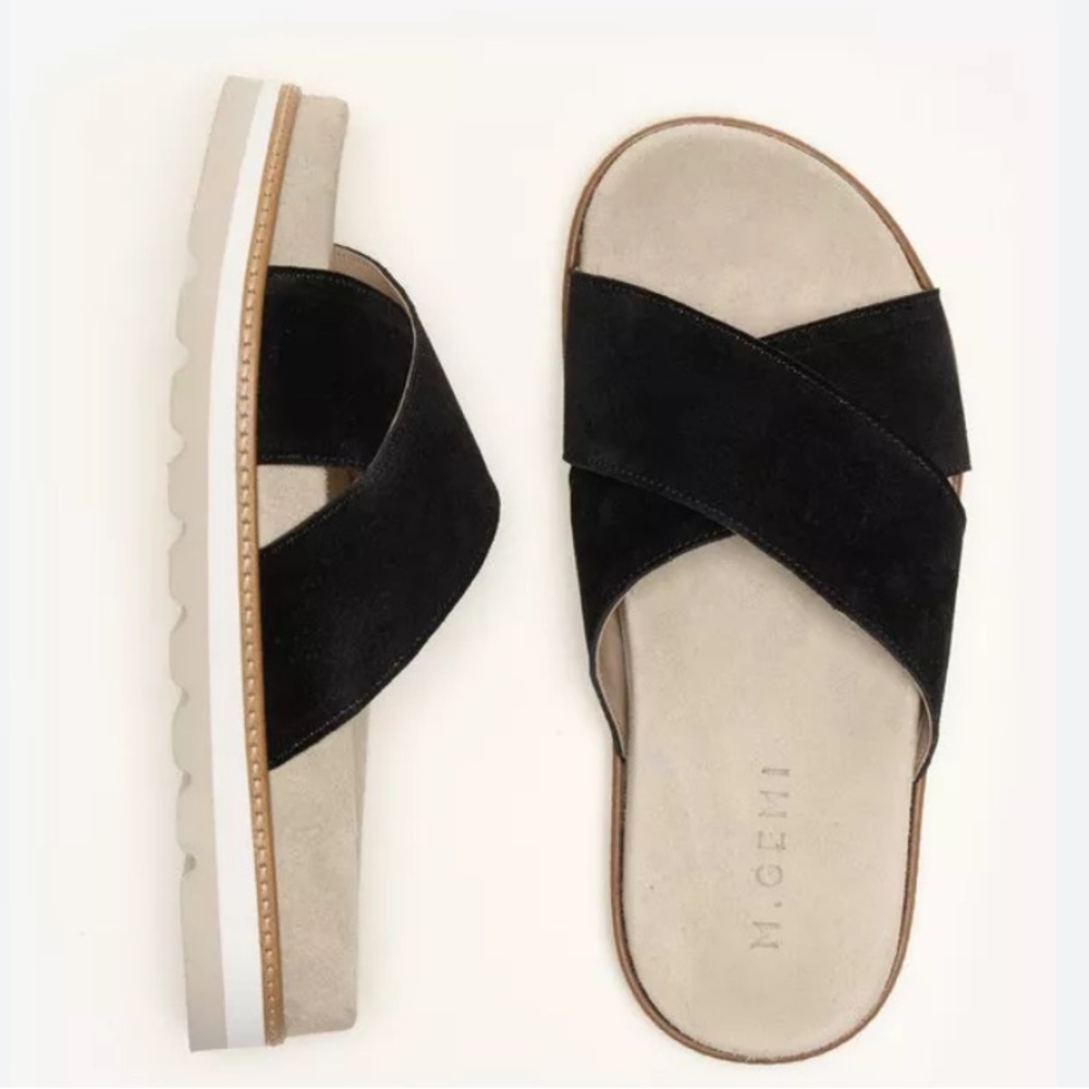 M. Gemi The Pamela City Sandal in Black